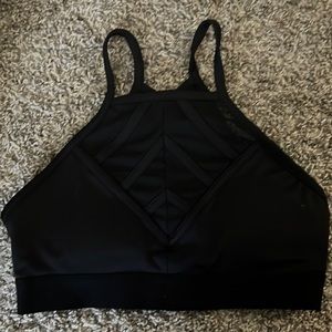 See through top sports bra